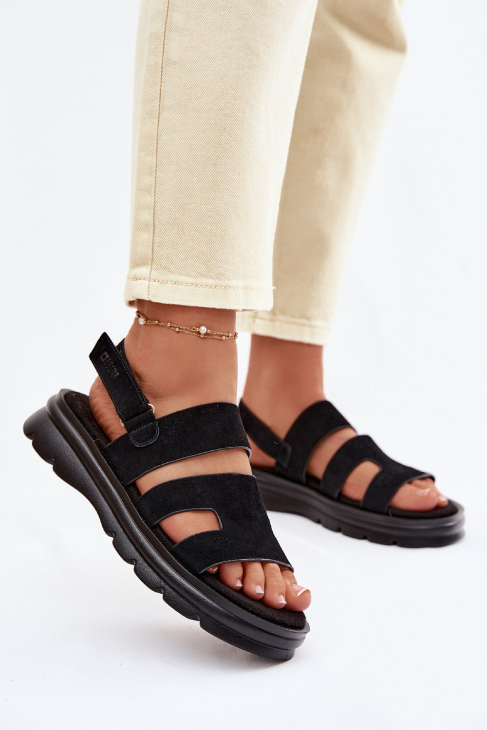 Sandales femme Step in style — noir