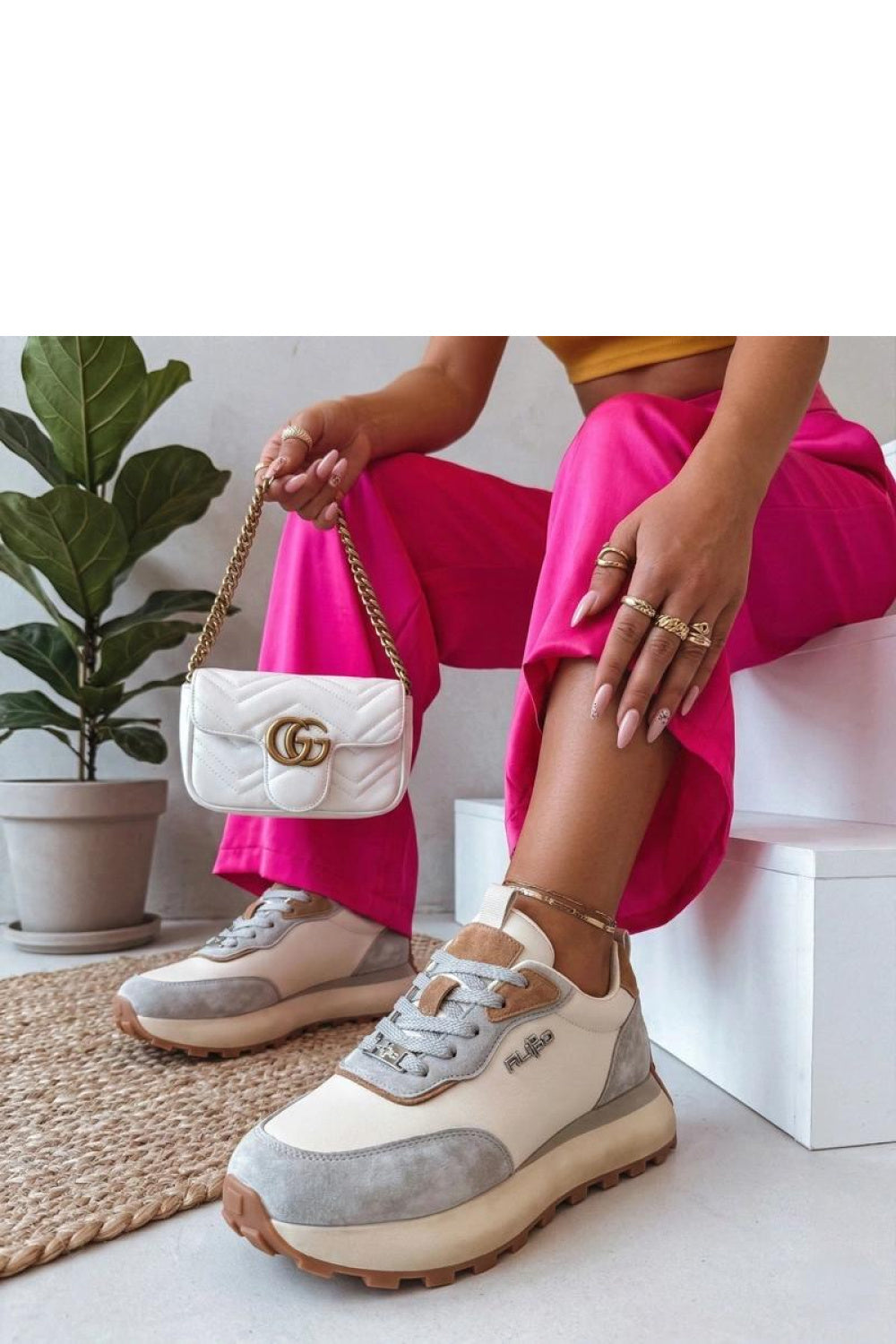 Baskets femme Solea À Plateforme À — beige