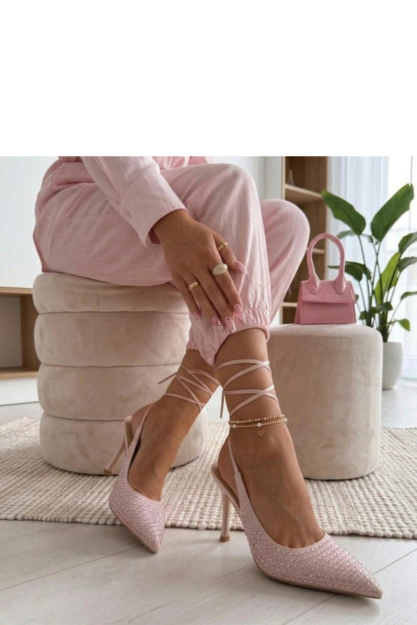 Chaussures à talons femme Solea Talons À Lacets — rosé