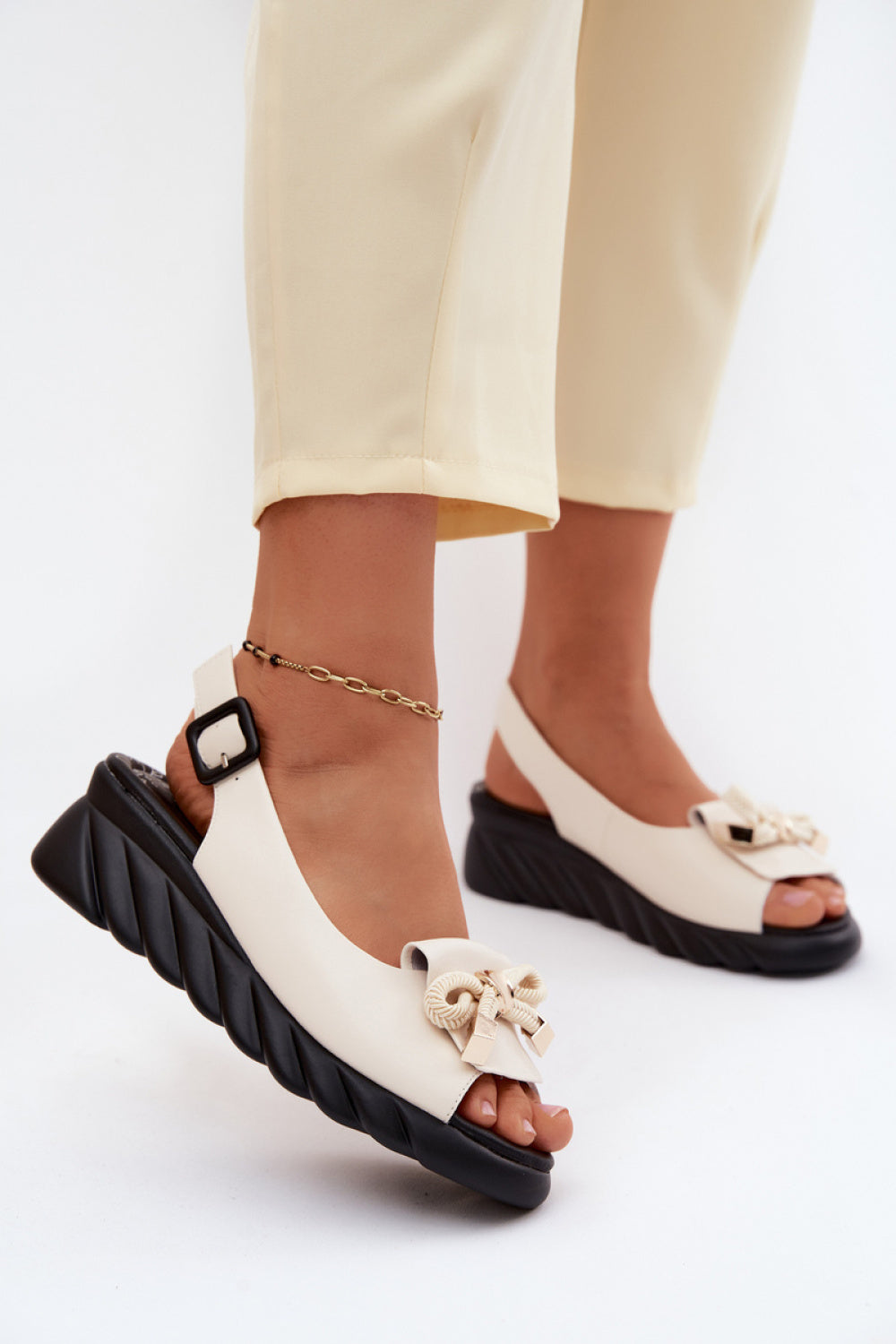 Sandales femme Step in style Cothurnes Cothurnes — beige