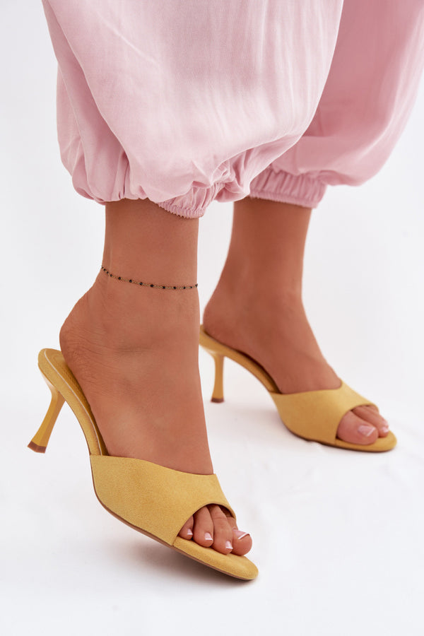 Sandales femme Step in style Des Mules À — jaune