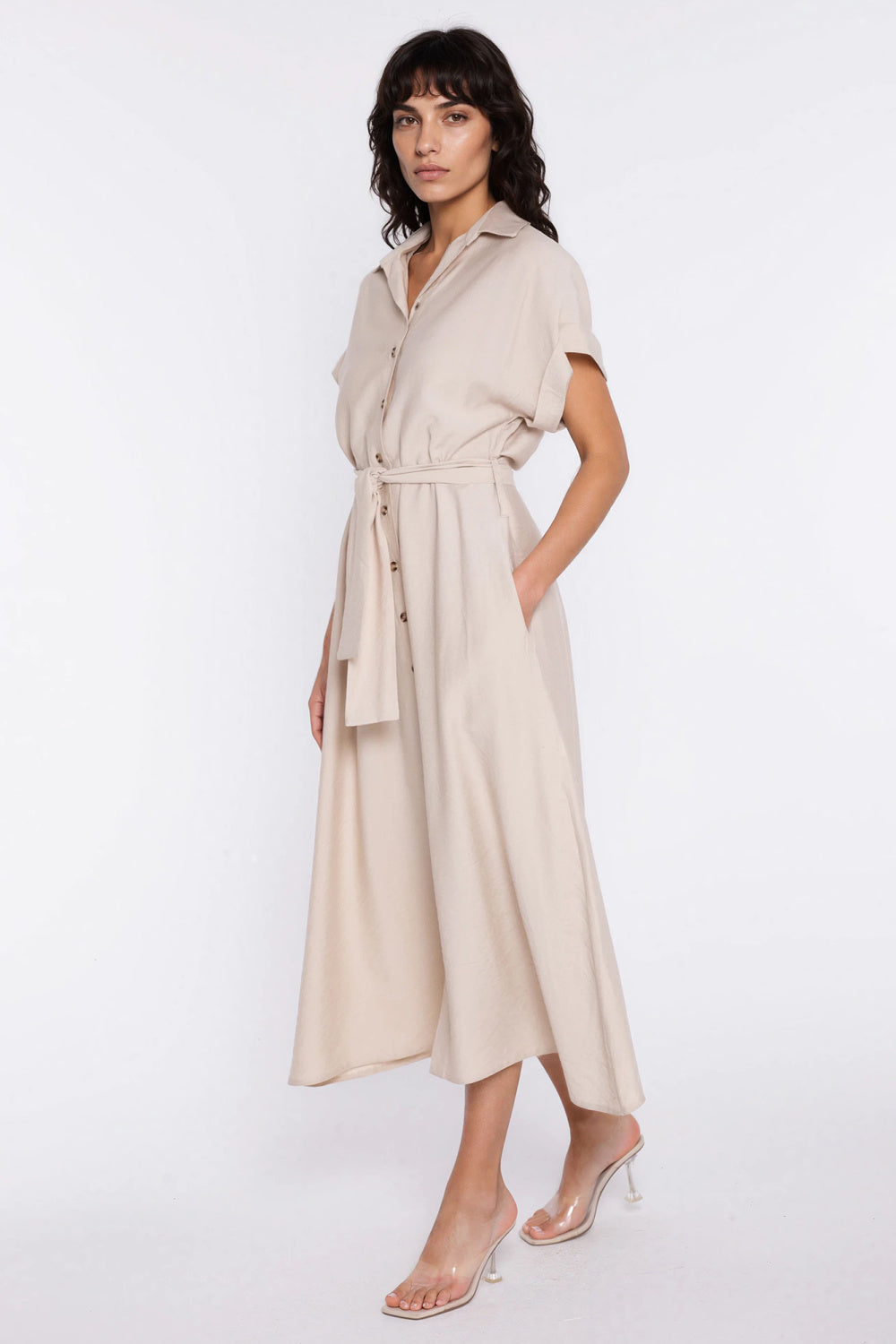 Robe femme Nife De Jour De — beige