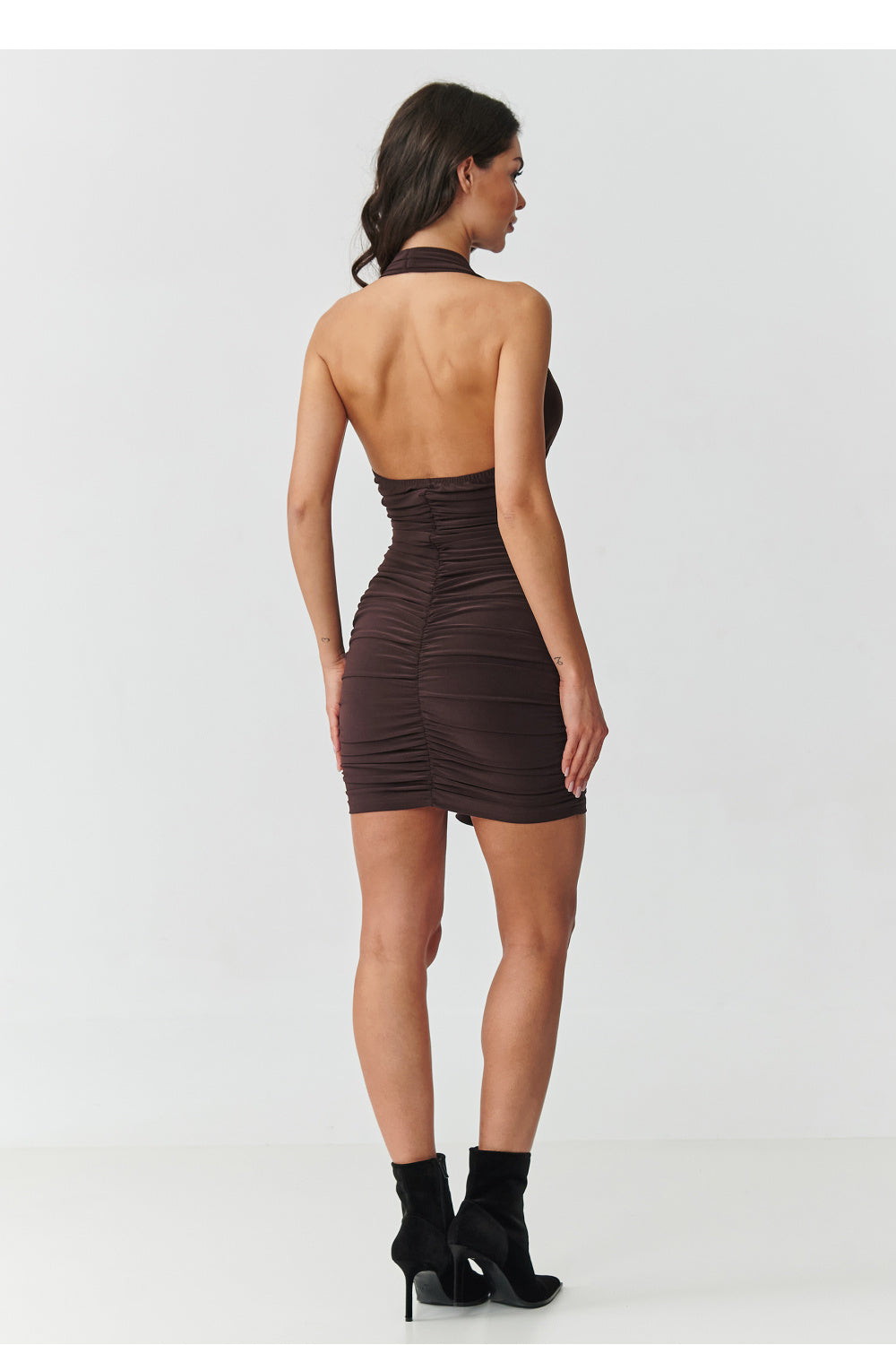 Robe femme Makadamia Courte Courte — brun