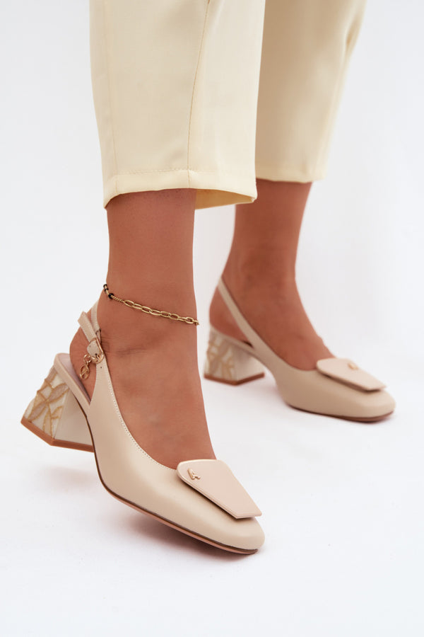 Chaussures à talons femme Step in style — beige