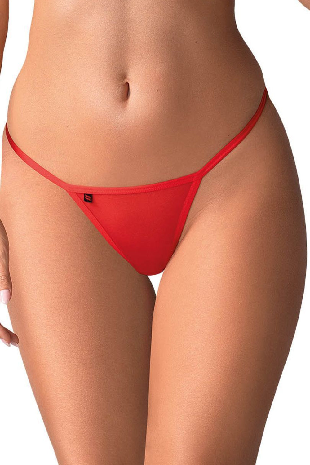 String femme Obsessive Strings Strings — rouge