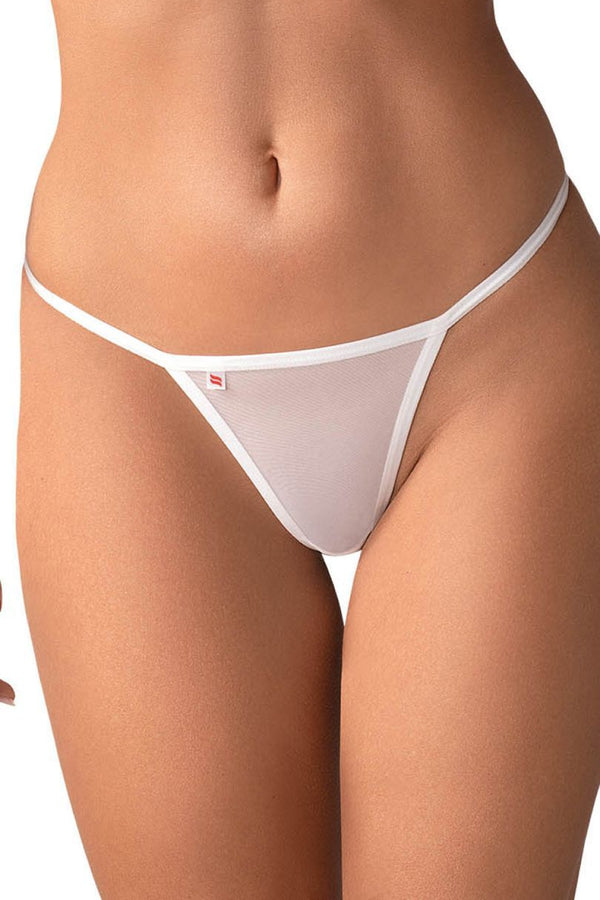 String femme Obsessive Strings Strings — blanc