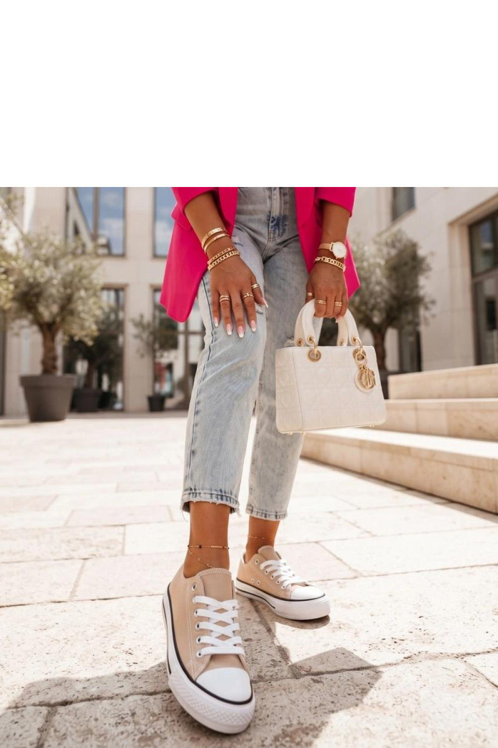 Baskets femme Solea — beige