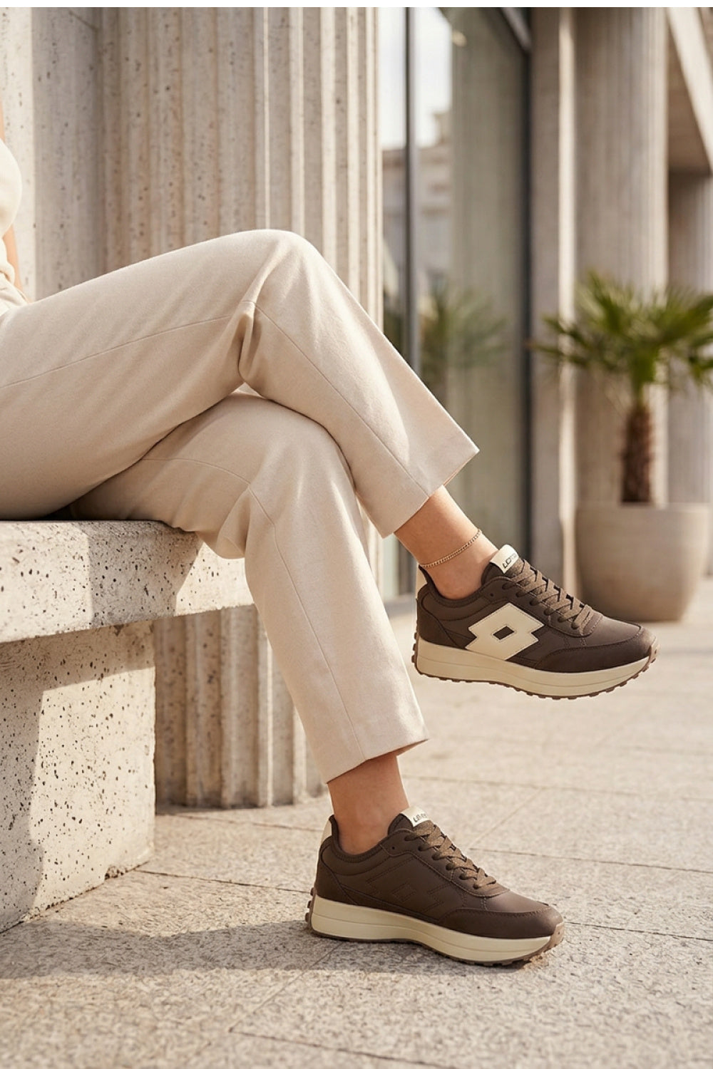 Baskets femme Step in style À Plateforme À — brun