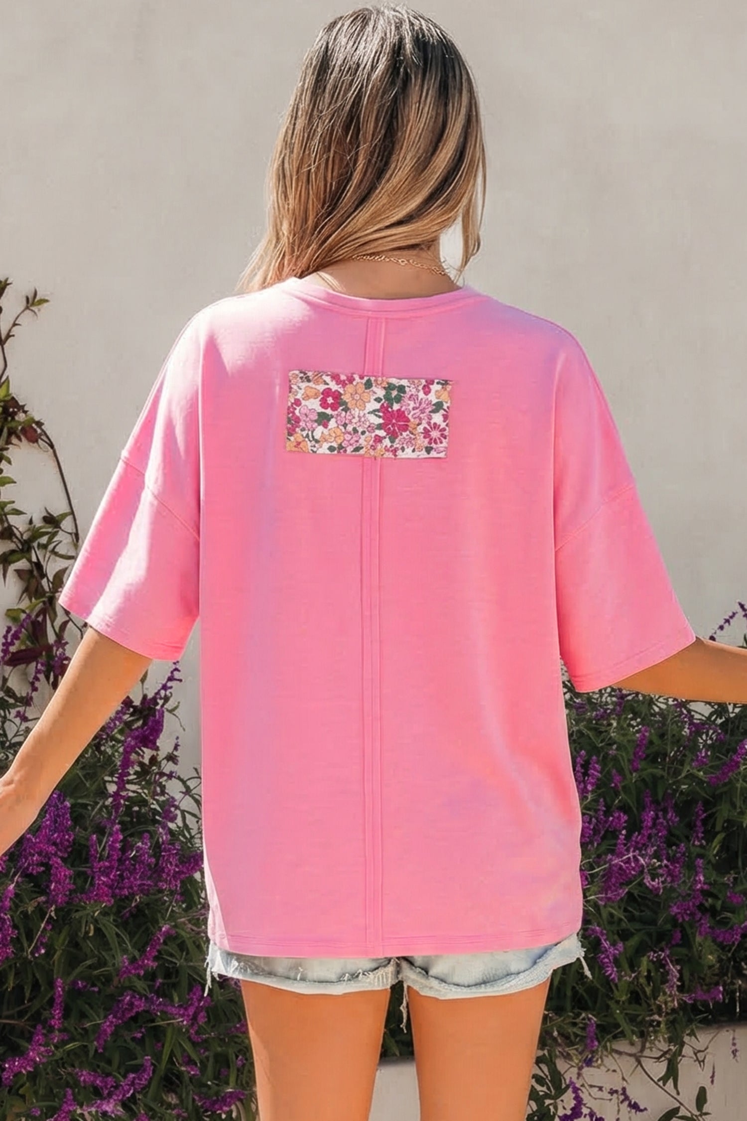 Jet Stream Floral Patched — Tops/Tops & Tees, vue 5, LeGeekShop