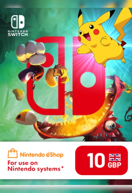 Nintendo eShop Card 10 GBP - Nintendo eShop Key - UNITED KINGDOM
