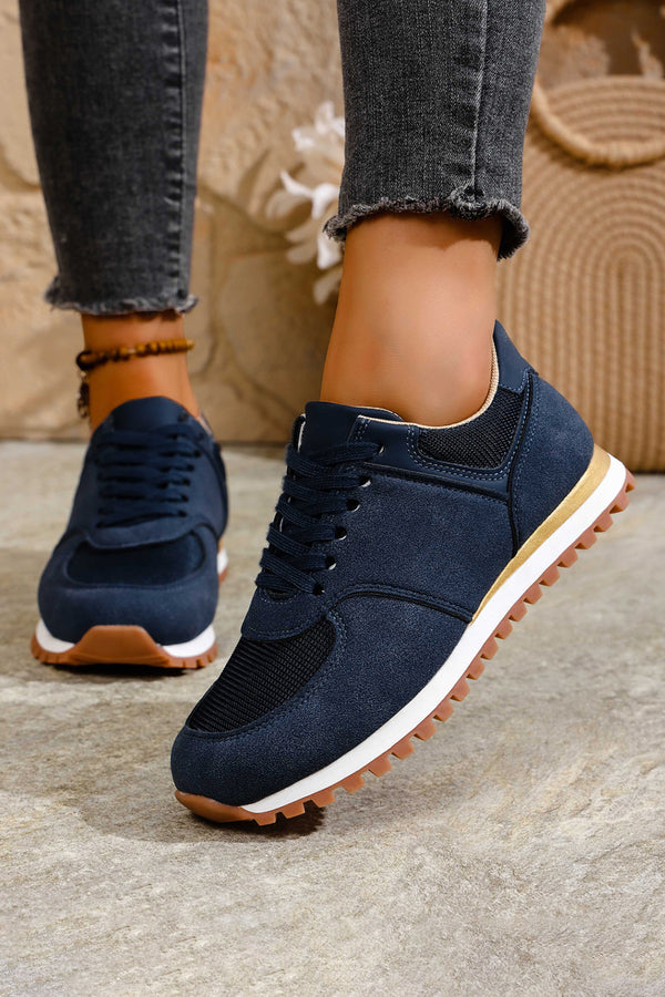 Pièce mode femme patchwork — bleu marine