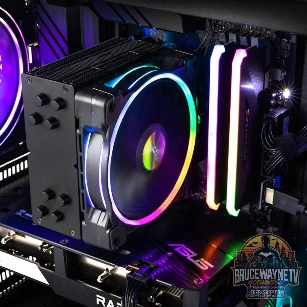Gaming-PC AMD Deimos OBS - Ryzen 5 5600X, Radeon RX 6600, SSD 1 To | Performances Full-HD - Legeekshop