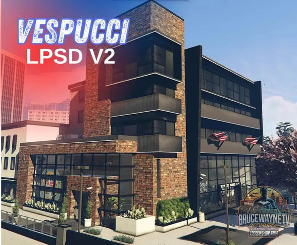 🚔 Service de police de Vespucci FiveM MLO |… — mod fivem, photo principale LeGeekShop