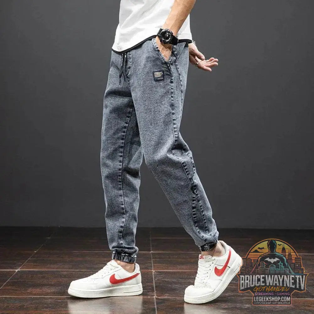 👖 pantalon harem en toile – cordon de serrage, coupe regular 👖 - Legeekshop