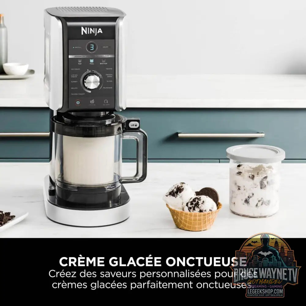 🎮 Ninja CREAMi Deluxe NC501EU – Machine à Glace & Frozen Yogurt 🎮 - Legeekshop