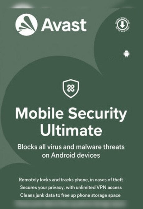 Avast Ultimate (Android) 1 Device, 1 Year - Avast Key - GLOBAL