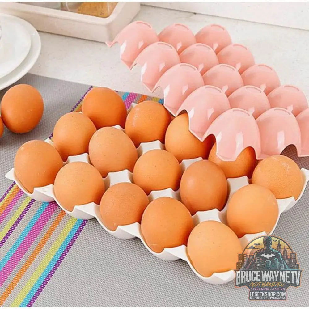 🥚 Boîte de Rangement d'Œufs Coulissante à 3 Couches – Style Échelle | Grande Capacité Réfrigérateur - Legeekshop