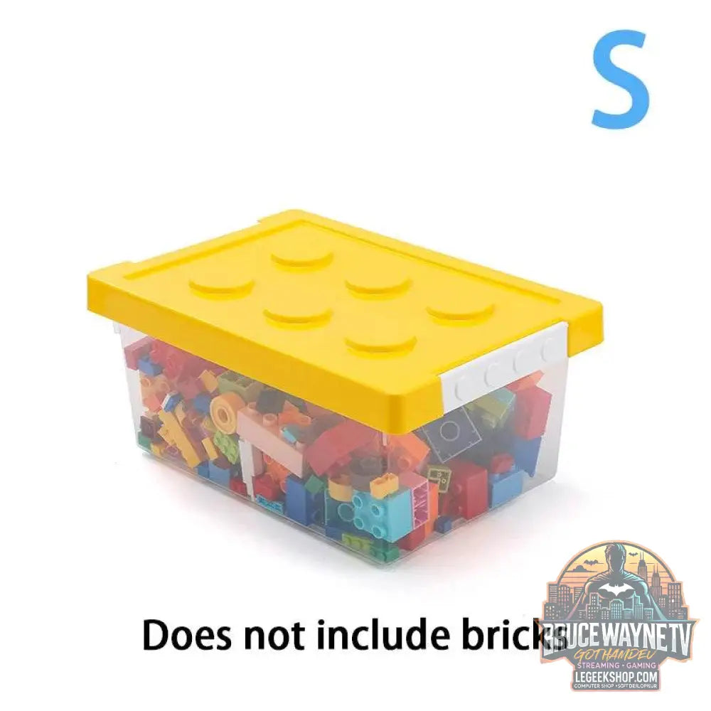🧸 Boîte de Rangement Empilable – Organisateur Blocs de Construction & Jouets | Taille S ou L - Legeekshop