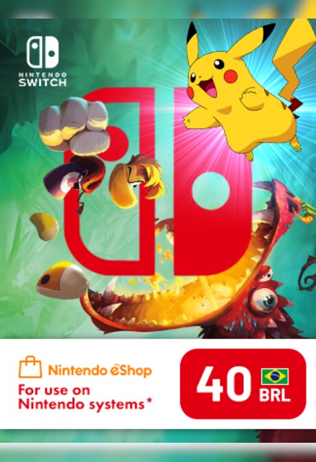Nintendo eShop Card 40 BRL - Nintendo eShop Key - BRAZIL
