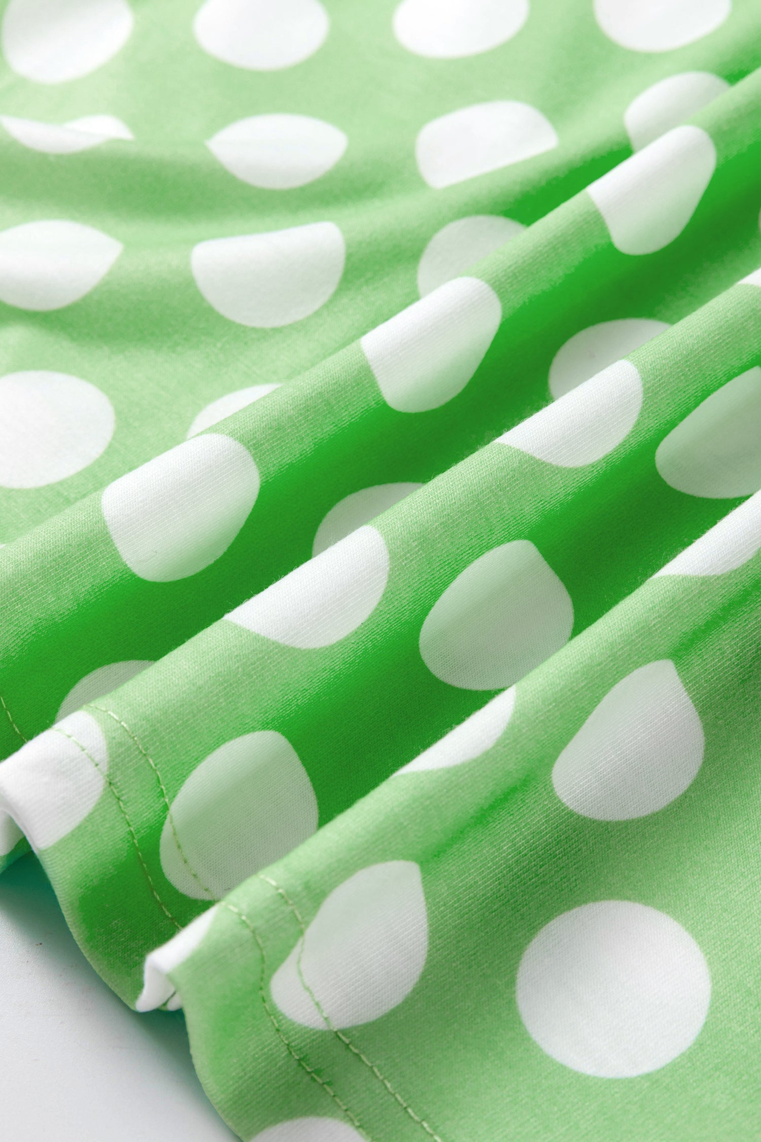 Green Polka Dot Contrast — Tops/Tank Tops, vue 7, LeGeekShop