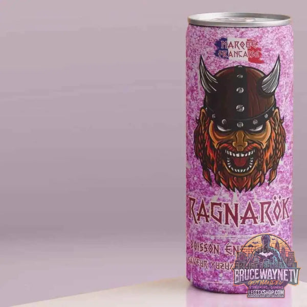 Ragnarök Energy Drink Saveur Yuzu/Fruit du Dragon - Pack de 24 Canettes et à l'Unité - Legeekshop