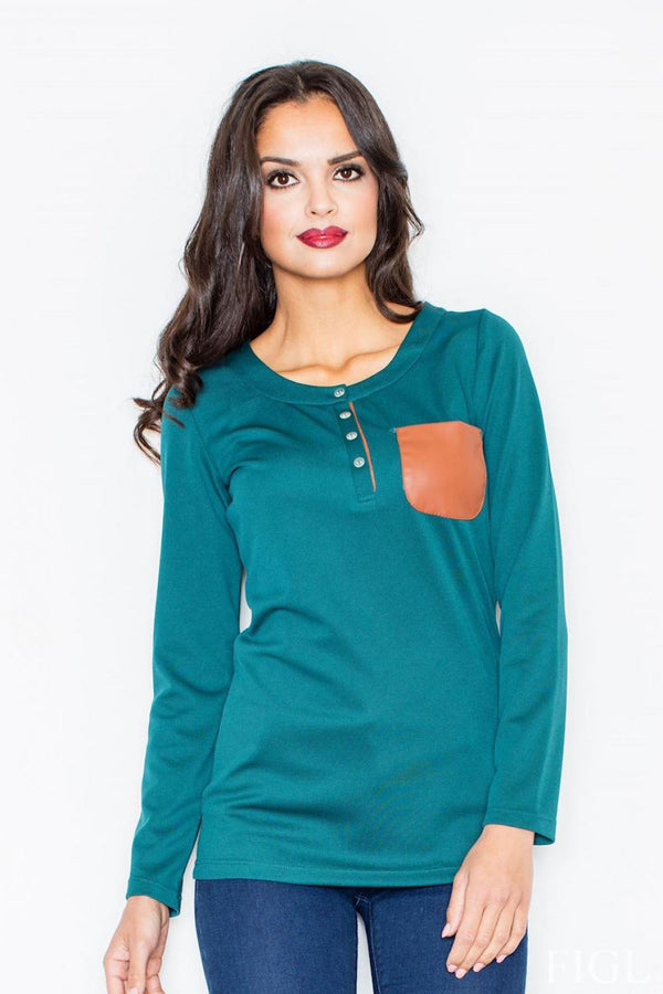 Blouse femme Figl Chemisier Chemisier — vert