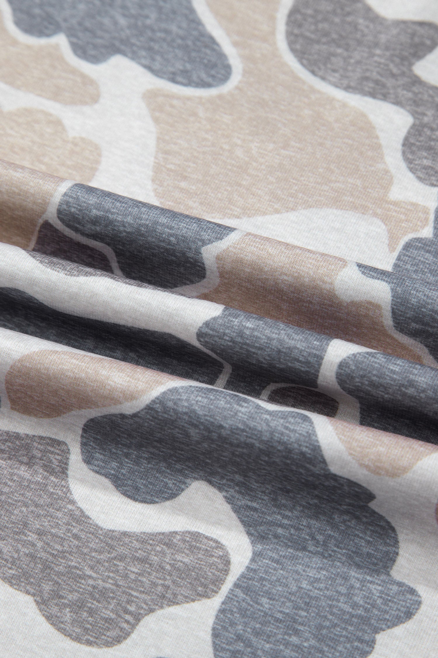 Multicolour Retro Camouflage Print Womens Casual T Shirt