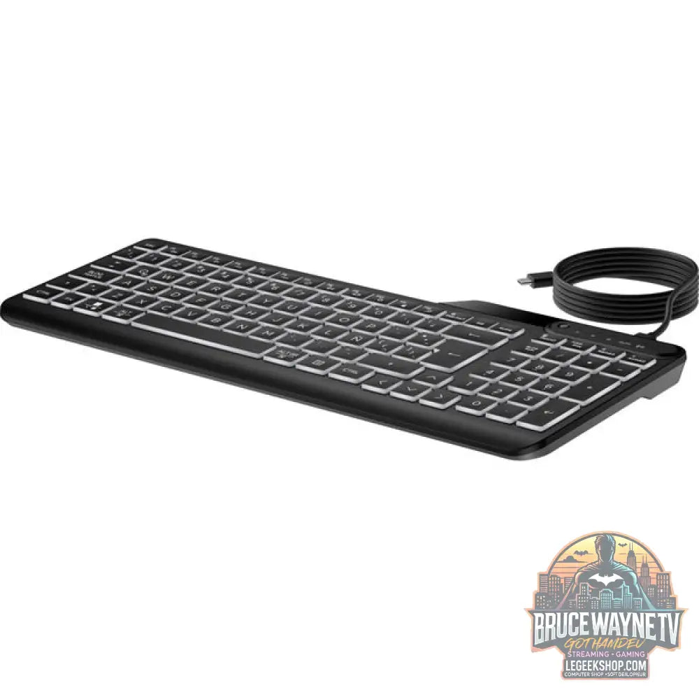 400 Backlit Wired Keyboard - HP - vue 4