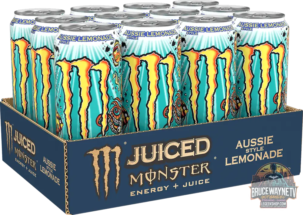 Monster Energy Aussie Lemonade (12 x 500 ml) ou à l’unité - Legeekshop