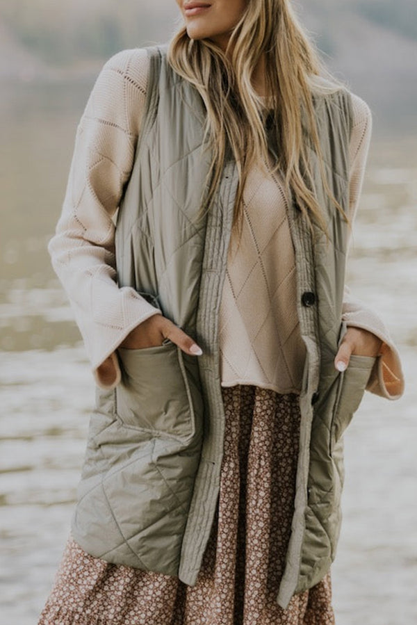 Veste femme poches — vert