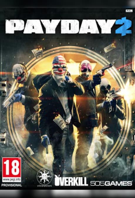 PAYDAY 2 Steam Key NORTH AMERICA