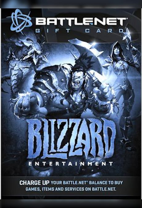 Blizzard Gift Card 25 USD  - Battle.net Key  - For USD Currency Only