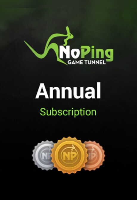 NoPing Game Tunnel Annual Subscription NoPing Key GLOBAL