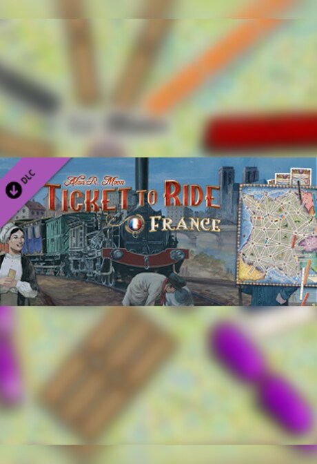 Ticket To Ride - France Steam Key GLOBAL