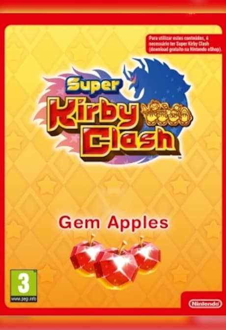 Super Kirby Clash Currency 100 Gem Apples Nintendo Switch Nintendo eShop Key EUROPE