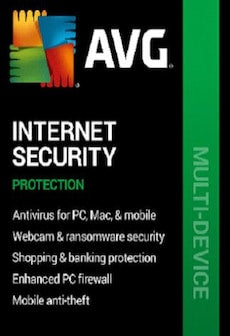 AVG Internet Security (PC, Android, Mac, iOS) (3 Devices, 3 Years)  - AVG Key - GLOBAL