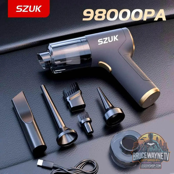 🧹 SZUK – Mini aspirateur de voiture portable sans fil 98000PA - Legeekshop