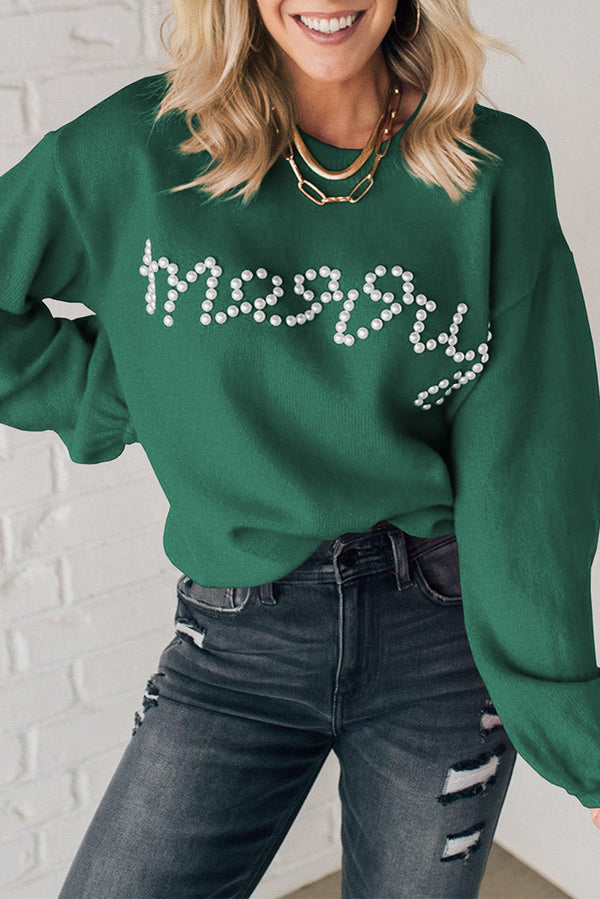 Pull femme casual — vert