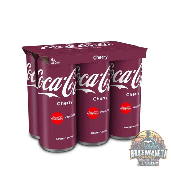 Cherry Coca-Cola Bt Sleek (6 x 33 cl) - Legeekshop