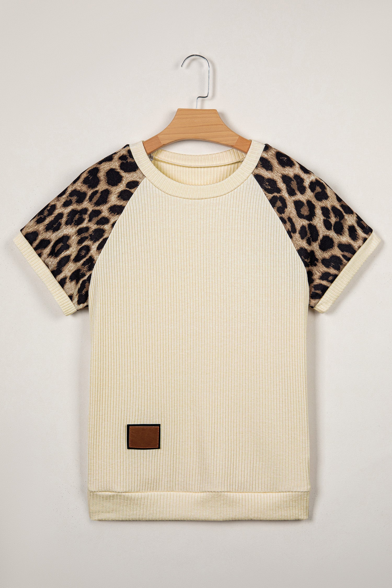 Apricot Ribbed Color Block — Tops/Tops & Tees, vue 2, LeGeekShop