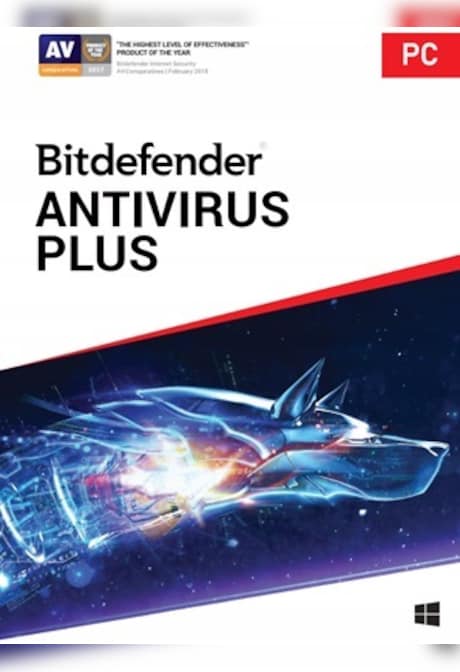 Bitdefender Antivirus Plus 2025 (PC) (3 Devices, 2 Years)  - Bitdefender Key - UNITED STATES / CANADA