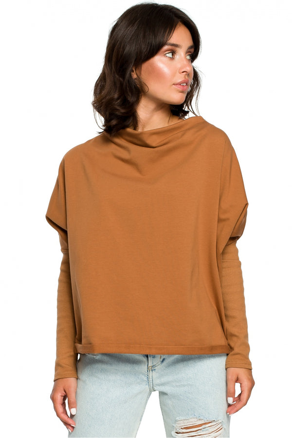 T-shirt femme BeWear Sweatshirt Sweatshirt — brun