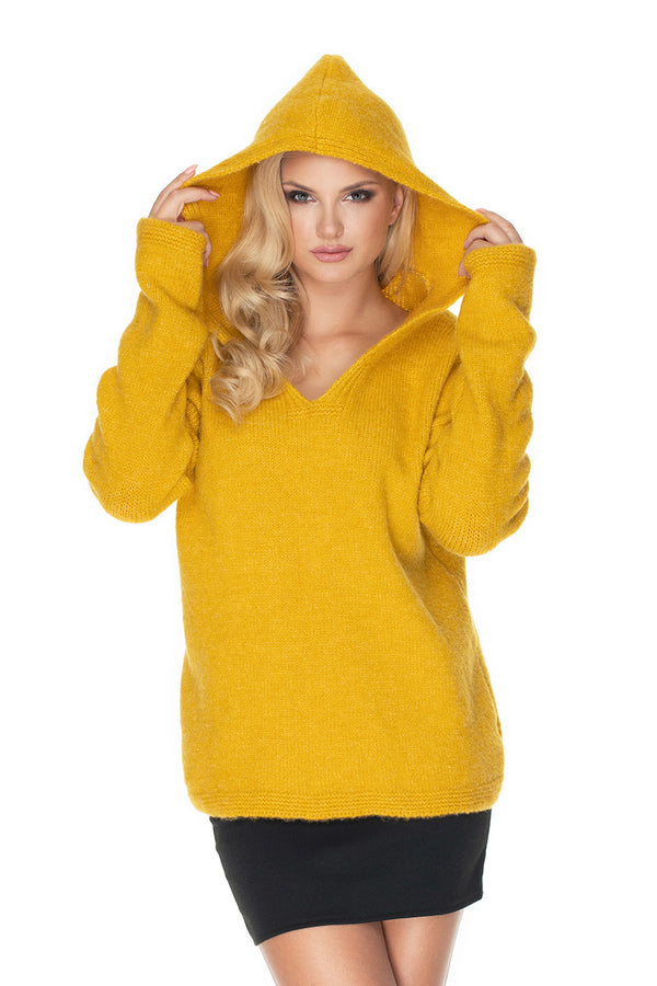 Pull femme PeeKaBoo Chandail Chandail — jaune