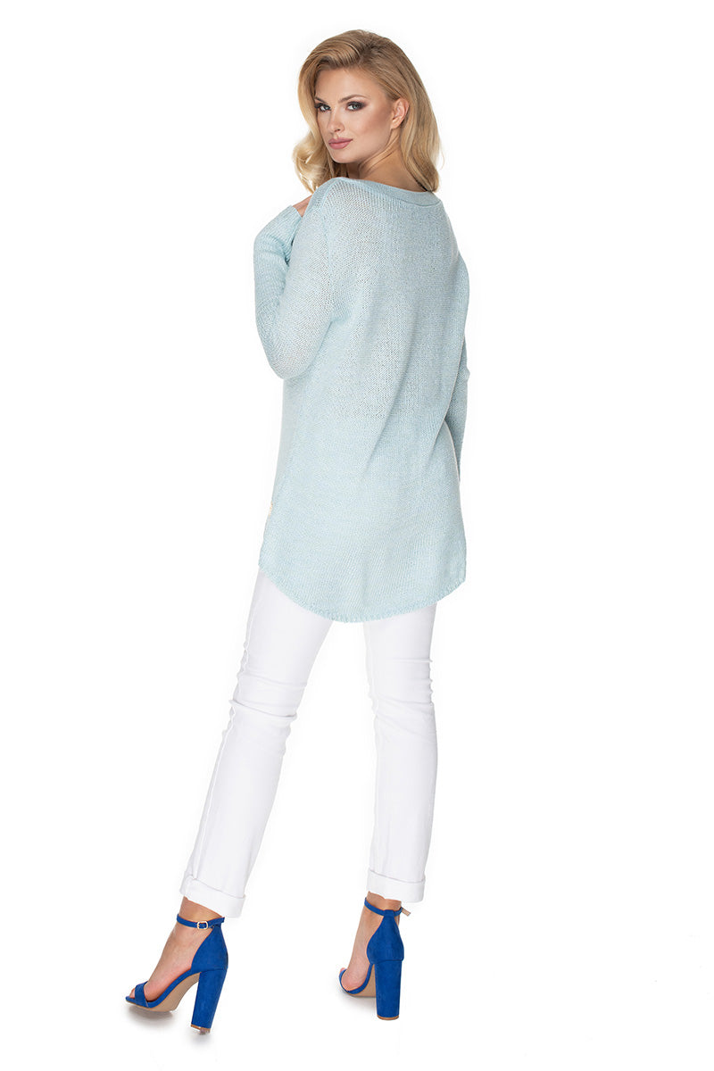 Pull femme PeeKaBoo Chandail Chandail — bleu