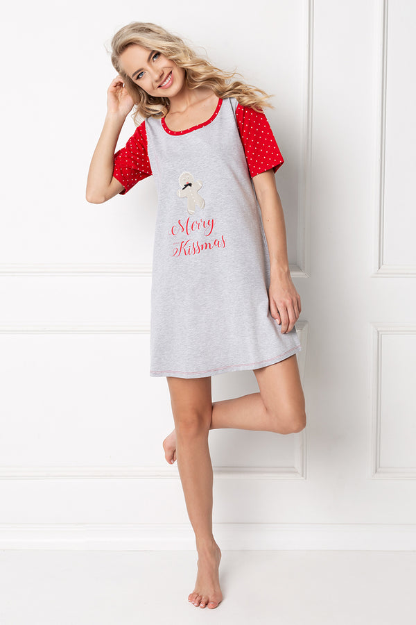 Nuisette femme Aruelle Chemise De Nuit — gris