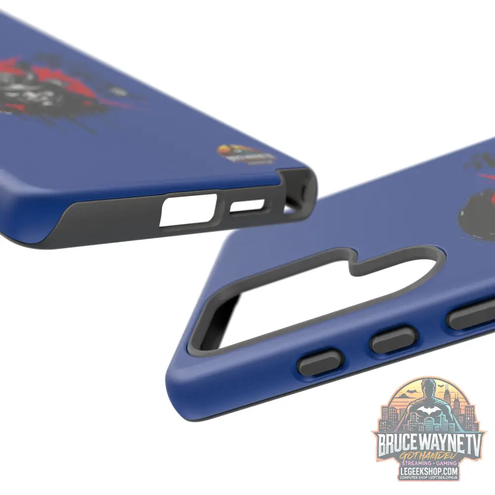 📱 samurai phone case Bleue foncé – coque renforcée Pixel & Galaxy 📱 - Phone Case
