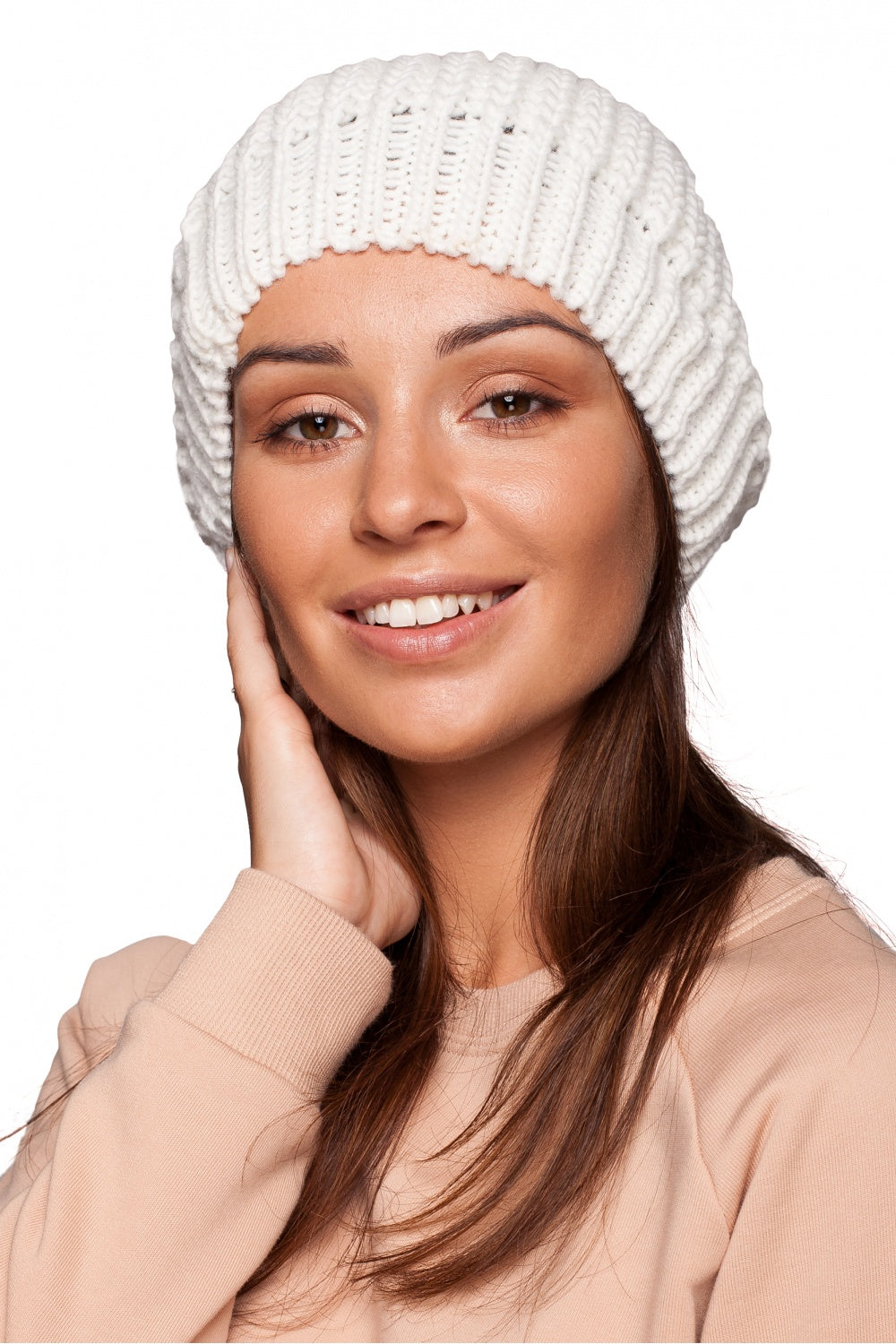 Béret femme BE Knit — beige