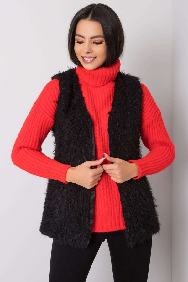 Gilet femme Och Bella — noir