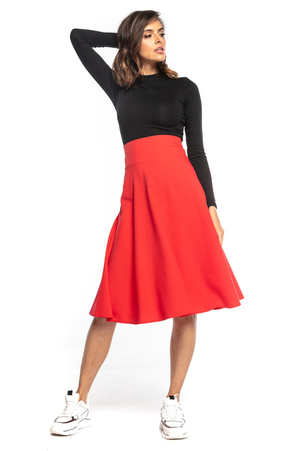 Jupe femme Tessita — rouge
