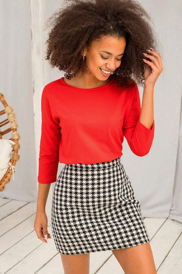 Blouse femme BFG Chemisier Chemisier — rouge